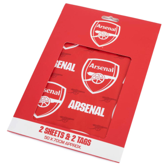 FC Arsenal hârtie de împachetat 2 pcs Text Gift Wrap
