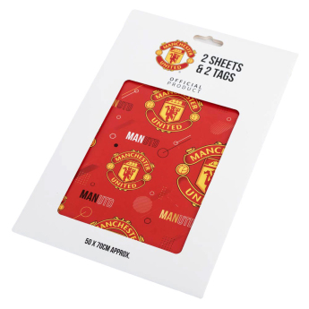 Manchester United hârtie de împachetat Text Gift Wrap