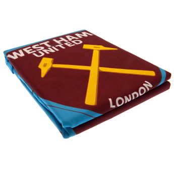 West Ham United cearșaf pentru un pat Single Duvet Set CS