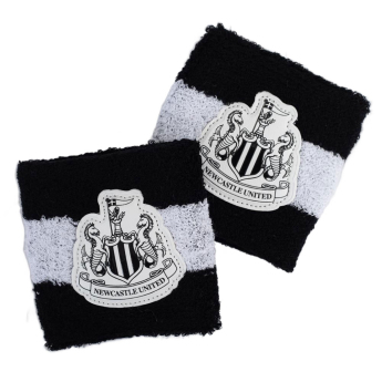 Newcastle United manșete sport 2 pack black with white