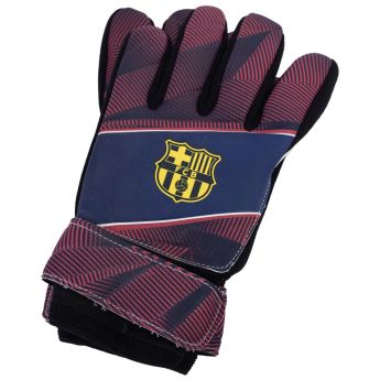 FC Barcelona mănuși de portar pentru copii Fuse Goalkeeper Gloves Kids 67-73mm palm width