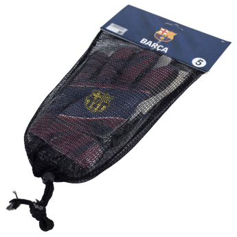 FC Barcelona mănuși de portar pentru copii Fuse Goalkeeper Gloves Kids 67-73mm palm width