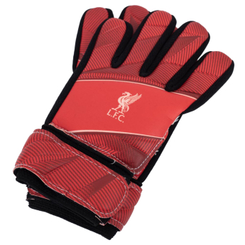 FC Liverpool mănuși de portar pentru copii Fuse Goalkeeper Gloves Kids 67-73mm palm width
