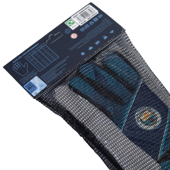 Manchester City mănuși de portar pentru copii Fuse Goalkeeper Gloves Yths 79-86mm palm width