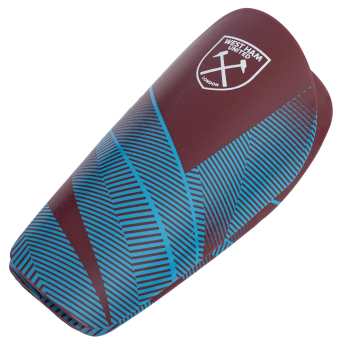 West Ham United apăratori de fotbal pentru copii Fuse Shin Pads Kids 7 to 9 years
