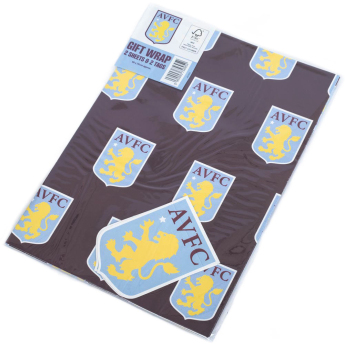 Aston Villa hârtie de împachetat Text
