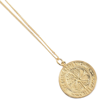 FC Celtic lănțișor de gât cu pandantiv 18ct Gold Plated on Silver