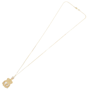 FC Liverpool lănțișor de gât cu pandantiv 18ct Gold Plated on Silver Crest
