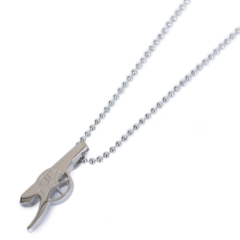 FC Arsenal lănțișor de gât cu pandantiv Stainless Steel Cannon Pendant & Chain