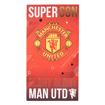 Manchester United urări pentru ziua de naștere Super Son Birthday Card
