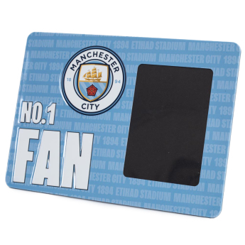 Manchester City ramă foto No1 Fan 12cm x 8.5cm