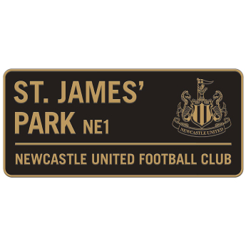 Newcastle United semn pe perete Two Tone Street