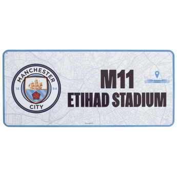 Manchester City semn pe perete Route To