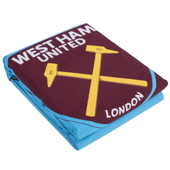 West Ham United cearșaf pentru pat dublu Colour Split King