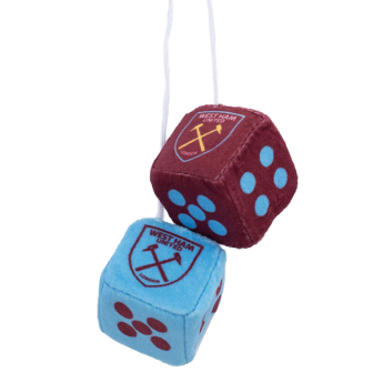 West Ham United cuburi pentru auto Hanging Dice