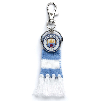 Manchester City breloc pentru geantă Blue Bar Scarf