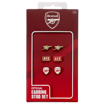FC Arsenal set de cercei three unique designs