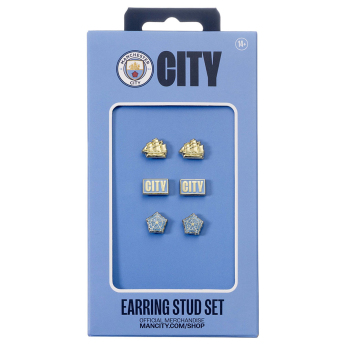 Manchester City set de cercei three unique designs