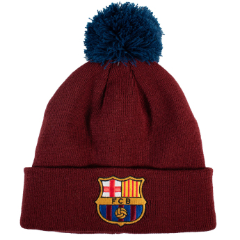 FC Barcelona căciulă de iarnă Red Ski