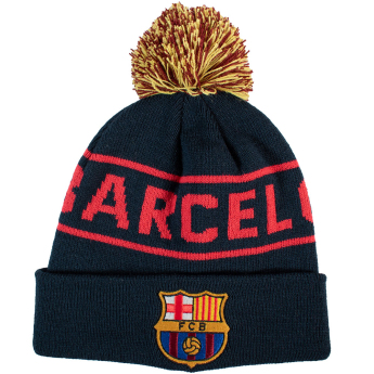 FC Barcelona căciulă de iarnă Text Ski