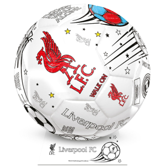 FC Liverpool balon de fotbal Colour - size 2