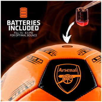 FC Arsenal balon de fotbal LED Glow Football - size 5