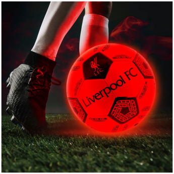 FC Liverpool balon de fotbal LED Glow Football - size 5