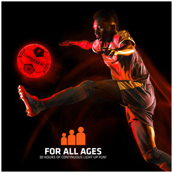 FC Liverpool balon de fotbal LED Glow Football - size 5