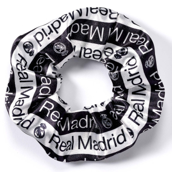 Real Madrid elastice de păr Text Hair Scrunchie
