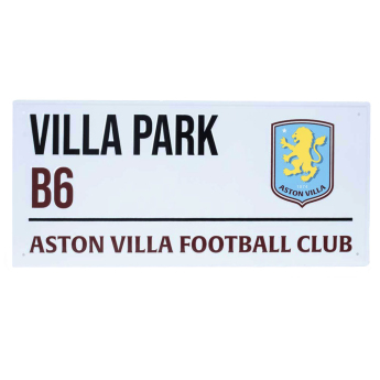 Aston Villa semn pe perete White Street