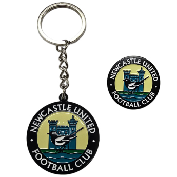 Newcastle United breloc și insignă Retro 76-83 Crest