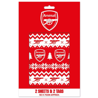 FC Arsenal hârtie de împachetat Christmas 2 pcs