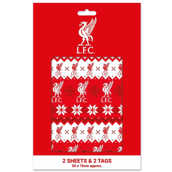 FC Liverpool hârtie de împachetat Christmas 2 pcs