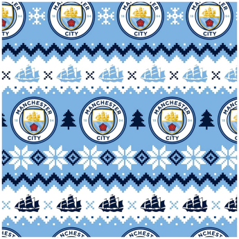 Manchester City hârtie de împachetat Christmas 2 pcs