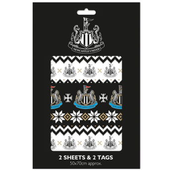 Newcastle United hârtie de împachetat Christmas 2 pcs