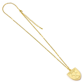 West Ham United colier Gold Finish Crest Necklace