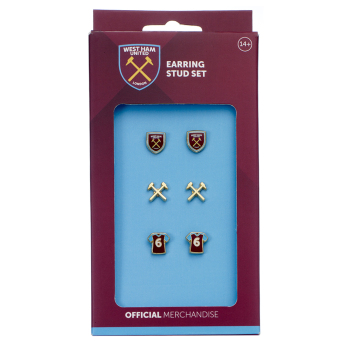 West Ham United set de cercei three unique designs