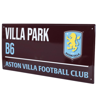 Aston Villa semn pe perete Colour Street