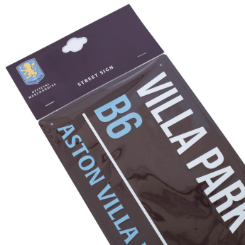Aston Villa semn pe perete Colour Street