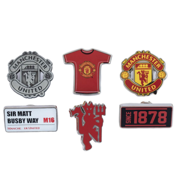 Manchester United set embleme 6pc