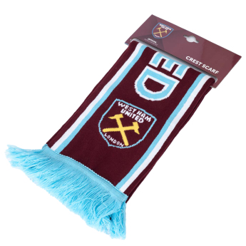West Ham United eșarfă de iarnă Crest