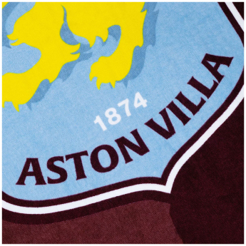 Aston Villa Prosop Shadow Crest Towel