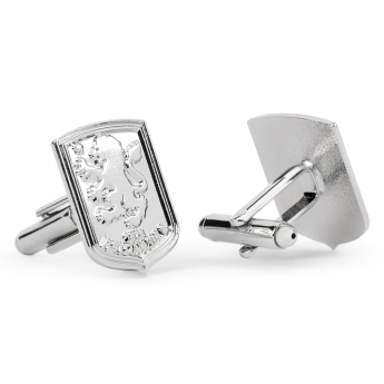 Aston Villa butoni Silver Plated Formed Cufflinks