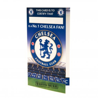 FC Chelsea urări pentru ziua de naștere blue card