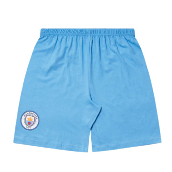 Manchester City pijamale de copii text navy