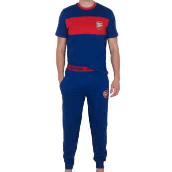 FC Arsenal pijamale de bărbați Long Stripe