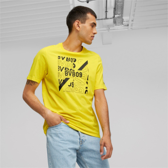 Borussia Dortmund tricou de bărbați FtblCore yellow