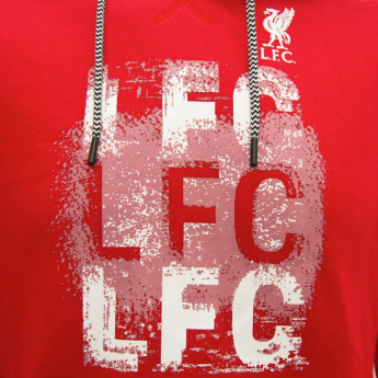 FC Liverpool hanorac de bărbați cu glugă 3LFC red