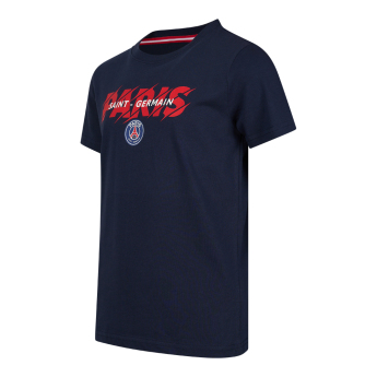 Paris Saint Germain tricou de copii Paris Slogan blue