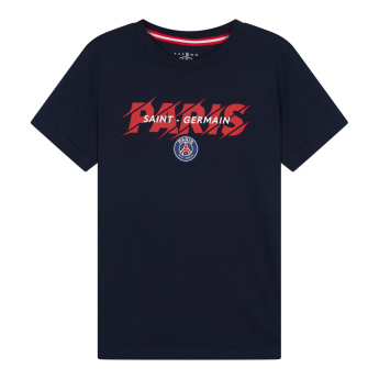 Paris Saint Germain tricou de copii Paris Slogan blue